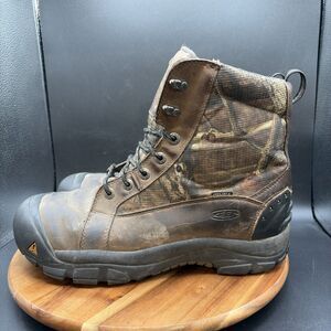 Keen 400g Insulation Mens Size 13 Hunting Boots Camo Dry Waterproof Brown Green